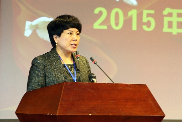 校友马俊代表发言