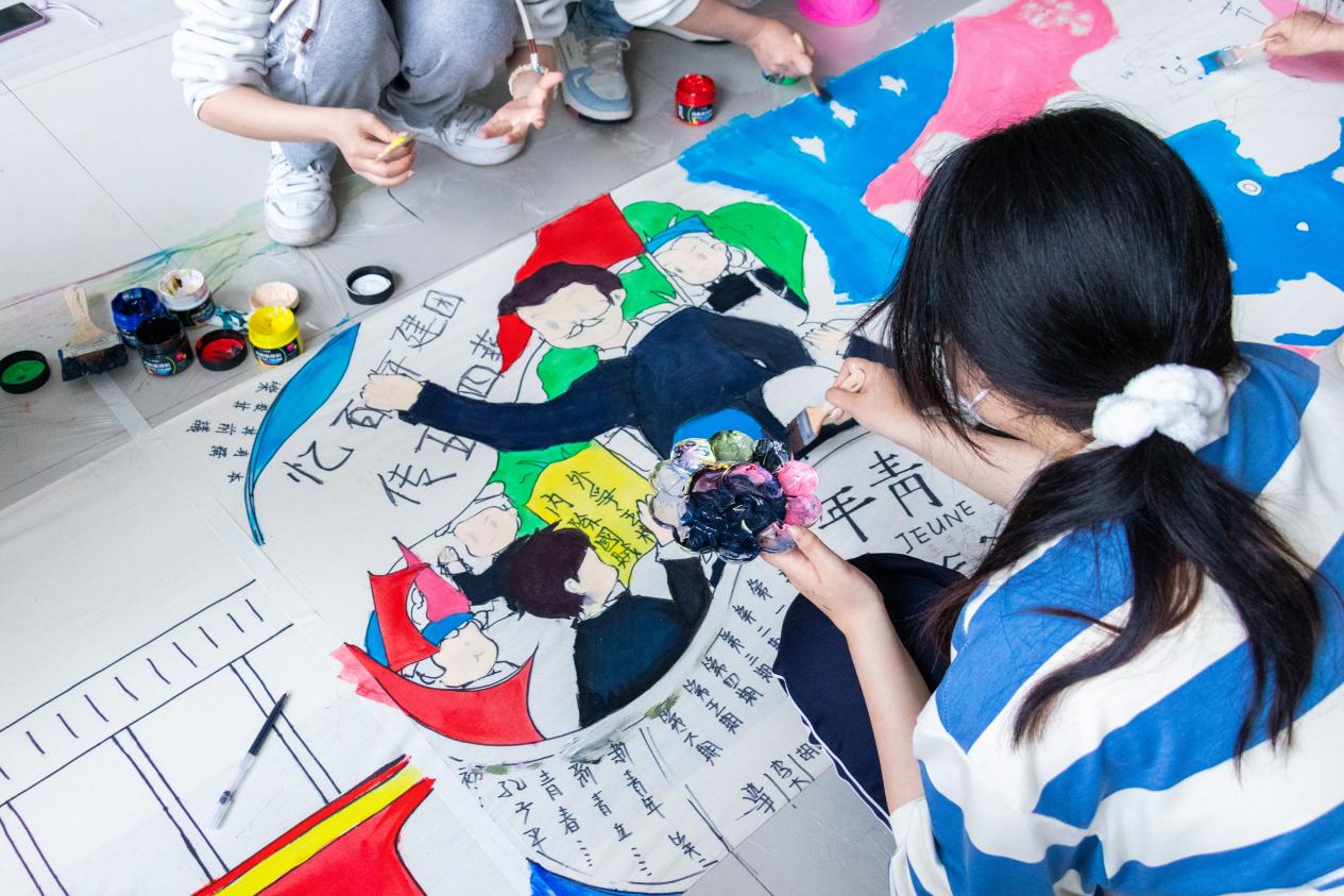 2023.5.4大地彩绘 彩绘现场 刘秩伯摄  青岛校区9