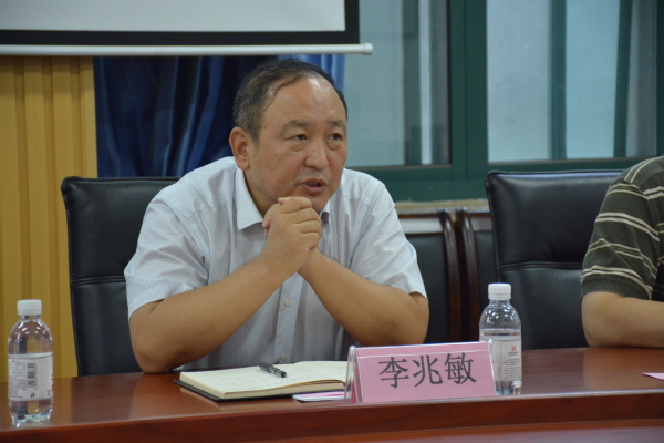 副校长李兆敏讲话 魏孟吉摄影